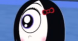 Iris from Ruby Gloom, characterized by her oversized eye and gothic attire, brings charm and whimsy to the show.