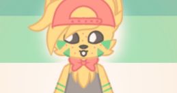 Colorful anthropomorphic character with playful design, featuring a cap, bow tie, and vibrant markings, embodying Taco Guy Voice vibes.