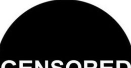 Censored black circle with bold white text, symbolizing restricted content and promoting cautious viewing practices.