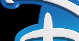 Blue and white Disney logo design with a creative twist, showcasing a unique interpretation of the classic emblem.