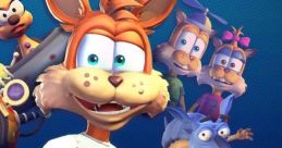 Bubsy: Paws on Fire! - Video Game Video game from Bubsy: Paws on Fire! for PS4, Switch, Windows. Published by Accolade, UFO
