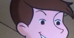 Cheerful animated character Steve from Curious George, wearing a red shirt, showcasing his playful personality.