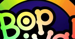 Colorful logo of "Bop Diva!" featuring playful typography, ideal for Kat's friends looking for fun and vibrant music themes.