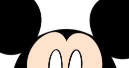 Cheerful Mickey Mouse face, iconic cartoon character known for his playful voice and timeless charm. Perfect for Disney fans.