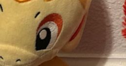 Adorable orange plush toy with large eyes, perfect for fans of Timothy A&F. Ideal for cuddling and display.
