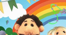 Playful puppets representing fun adventures, vibrant colors, and creativity, perfect for Vids4kids educational content.
