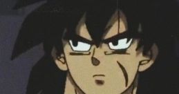 Broly from DBS Broly with intense expression, showcasing his distinctive features and combat-ready physique.