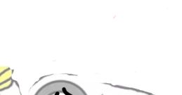 Bop It character looks distressed in a humorous blooper scene, adding fun to inflation pop moments.