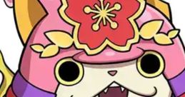 Sakura Bushinyan character in vibrant pink armor, featuring a flower design, celebrating joy and camaraderie.