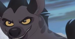 Janja from Disney Junior's The Lion Guard, a clever hyena with a mischievous grin and striking features.