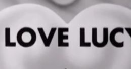 Title card of "I Love Lucy," showcasing iconic Desilu Production branding and classic Hollywood design elements.