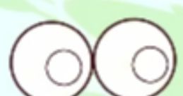Cartoon character with wide eyes and surprised expression, conveying dental health themes related to teeth care.