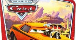 Snot Rod from Disney Pixar's Cars, featuring a bright orange design and iconic hood scoop, ready for action.