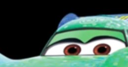 Carla Veloso from Cars 2: The Video Game, featuring vibrant green design and friendly expression. Voice by Barbara Kottmeier.