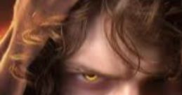 Intense character portrait with piercing yellow eyes, embodying a dark and powerful presence in SW 2.0.