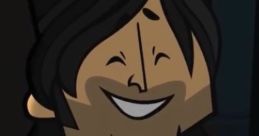 Chris McLean, the charismatic host of Total Drama, smiles in his signature blue suit and red bow tie.