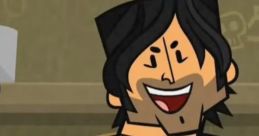 Chris McLean smiling in Total Drama Season 5, showcasing his playful and mischievous personality.