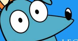 Leo Chockers character with a number 5, featured in audio cues by Frank Gari for Let's Go Luna. Fun cartoon illustration.