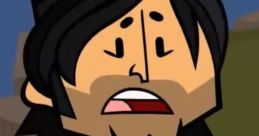 Chris McLean from Total Drama, showcasing his signature style and expression in 2007. Fun animated character moment.