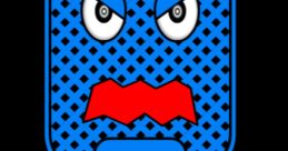 Angry cartoon flyswatter character wearing a safety vest, representing Thomas Flyswatter in a playful design.