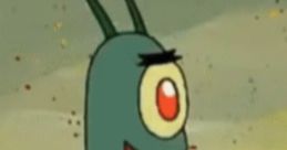 Plankton cheerfully exclaims "Correct!" showcasing his animated character from popular cartoon series.