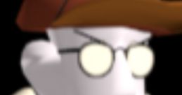 Eustace Bagge from Cartoon Network Racing, featuring his iconic grumpy expression and distinctive farmer attire.