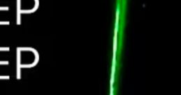 Gotta Sweep scene featuring a vibrant green beam with text overlay, creating an energetic visual experience.