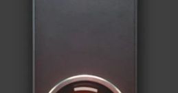 HAL 9000 with a glowing red eye and sleek design, representing advanced AI technology from classic sci-fi.