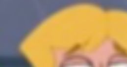 Thoughtful animated character with blond hair, showcasing a moment of contemplation or intrigue. Perfect for discussions about character design.