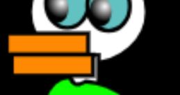 Colorful cartoon duck with a green shirt and orange beak, showcasing a playful and vibrant character design.