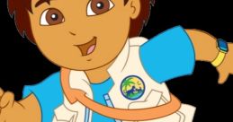 Diego Márquez from "Go Diego Go," wearing a blue shirt and explorer vest, ready for adventurous animal rescues.