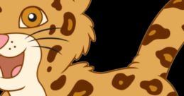 Cheerful Baby Jaguar character from "Go Diego Go," featuring vibrant spots and an adorable expression. Perfect for children's media.