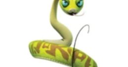 Maestra Vibora, the wise snake from Kung Fu Panda, displays her unique style and charisma in this vibrant illustration.