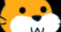 Cheerful Scratchcat with a bright orange coat and a playful expression, ready to inspire creativity in coding projects.