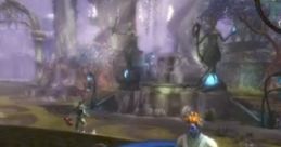 A mystical interaction in Gryamar - The Garden Of Ysa, showcasing enchanting scenery and characters.