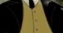 The classic character with a yellow vest and black suit, a memorable figure from "Thomas and Friends" series.