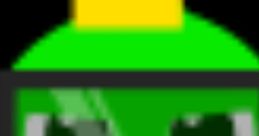 Catycat Hawk character with green skin, glasses, and a yellow crown, showcasing a fun and playful design.