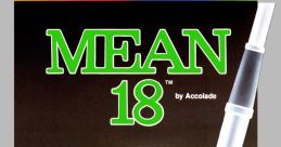 Mean 18 Ultimate Golf (Atari 7800) - Video Game Video game from Mean 18 Ultimate Golf (Atari 7800). Published by Atari