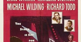 Stage Fright (1950) A struggling actress tries to help a friend prove his innocence after he's accused of murdering the