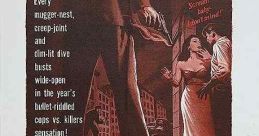 Exciting poster for "Crime Wave" (1953) featuring gritty crime elements and dramatic characters in a thrilling urban setting.