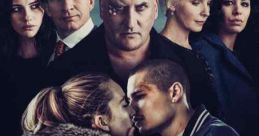Promotional artwork for "Romper Stomper" (2018), featuring a dramatic cast and intense themes of conflict and identity.