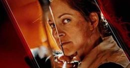 Intense scene from "Avarice" (2022), featuring a determined woman poised to protect her family against danger.