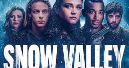 Snow Valley (2024) poster featuring a suspenseful scene with key characters ready for a chilling thriller.