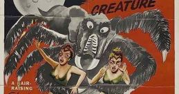 Vintage poster for "Missile to the Moon" featuring astronauts, women in swimsuits, and a menacing creature under the moon.