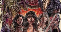 Promotional artwork for Book of Monsters (2018) featuring monstrous creatures and fierce characters battling evil.
