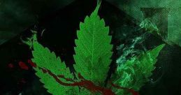 Hansel & Gretel Get Baked movie poster featuring a green leaf and dark, smoky background, highlighting its comedic horror theme.