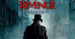 Ripper's Revenge (2023) poster featuring a mysterious figure with bloody weapons in a dark, foggy alley.