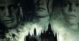 Movie poster for "The Haunting" (1999), featuring Liam Neeson and Catherine Zeta-Jones, promoting horror themes and suspense.