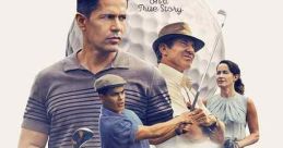 Promotional poster for 'The Long Game' (2024), featuring key characters and themes of perseverance and ambition in golf.