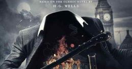 Poster for "Fear the Invisible Man (2023)", featuring a shadowy figure with a top hat and laboratory elements, set in a dark, atmospheric backdrop.